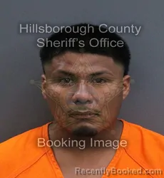 Mugshot of Rodolfo Tierrablanca De La C booked in Hillsborough County, Florida on September 13, 2026