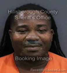 Mugshot of Junior Chambers booked in Hillsborough County, Florida on September 13, 2026
