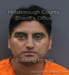 Mugshot of Alonso Lopez Lopez booked in Hillsborough County, Florida on September 13, 2026
