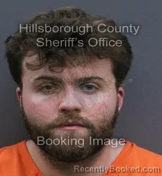Mugshot of Christopher Scott Jr Bernardine booked in Hillsborough County, Florida on September 13, 2026