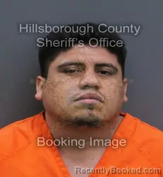 Mugshot of Antonio Ulloa Cabrera booked in Hillsborough County, Florida on September 13, 2026