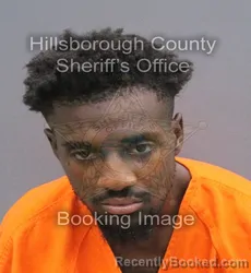 Mugshot of Trevon Malik Syndab booked in Hillsborough County, Florida on September 13, 2026