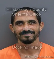 Mugshot of Jesus Rodriguez booked in Hillsborough County, Florida on September 13, 2026