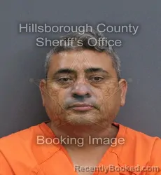 Mugshot of Jaime Eduardo Lopez Hernandez booked in Hillsborough County, Florida on September 13, 2026