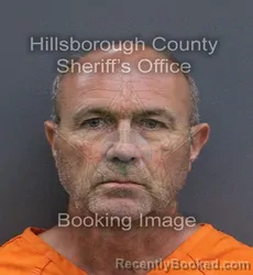 Mugshot of James Eugene Doll booked in Hillsborough County, Florida on September 14, 2026
