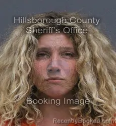 Mugshot of Meya Rose Linsky booked in Hillsborough County, Florida on September 14, 2026