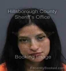 Mugshot of Diana Indira Soto booked in Hillsborough County, Florida on September 14, 2026