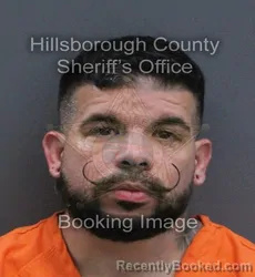 Mugshot of Adrian Lima booked in Hillsborough County, Florida on September 14, 2026