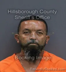 Mugshot of Ernesto Garcia Ruiz booked in Hillsborough County, Florida on September 14, 2026