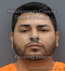 Mugshot of Carlos Raul Uzcategui Maldonado booked in Hillsborough County, Florida on September 14, 2026