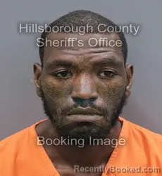 Mugshot of Gregory Terrance Thomas booked in Hillsborough County, Florida on September 14, 2026