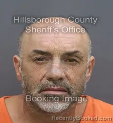 Mugshot of Edwin Santiago Montalvo booked in Hillsborough County, Florida on September 14, 2026