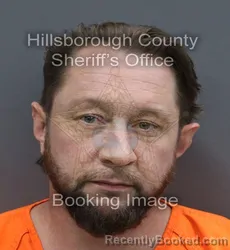 Mugshot of Layne Jordan Rathbun booked in Hillsborough County, Florida on September 14, 2026