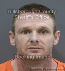 Mugshot of Ryan Brunty booked in Hillsborough County, Florida on September 14, 2026