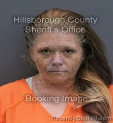 Mugshot of Kimberly Michelle Williams booked in Hillsborough County, Florida on September 14, 2026