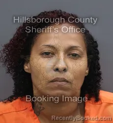 Mugshot of Shantel Marie Tirado booked in Hillsborough County, Florida on September 15, 2026