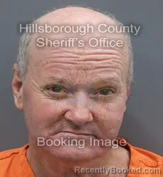 Mugshot of John Jeffrey Brownlee booked in Hillsborough County, Florida on September 15, 2026