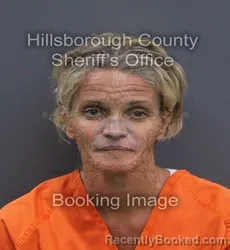 Mugshot of Krista Marlis Handley booked in Hillsborough County, Florida on September 15, 2026