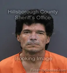 Mugshot of Carlos Rodriguez booked in Hillsborough County, Florida on September 15, 2026
