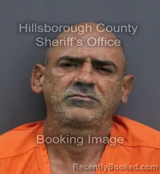 Mugshot of Joseph Angel Ortiz booked in Hillsborough County, Florida on September 15, 2026
