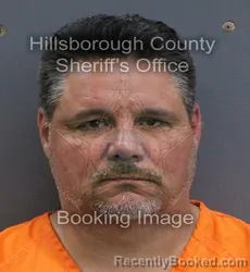 Mugshot of Demencio Charles Urbina booked in Hillsborough County, Florida on September 15, 2026