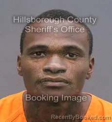 Mugshot of Quavion Tarique Peoples booked in Hillsborough County, Florida on September 15, 2026