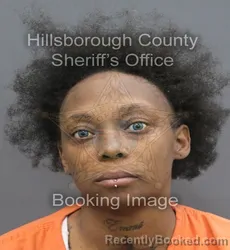 Mugshot of Uniquea Carema Semaj Hamilton booked in Hillsborough County, Florida on September 15, 2026