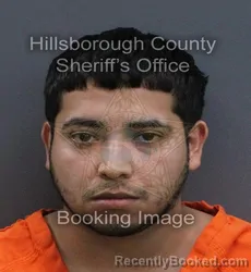 Mugshot of Ruben Daniel Huete Ramos booked in Hillsborough County, Florida on September 15, 2026