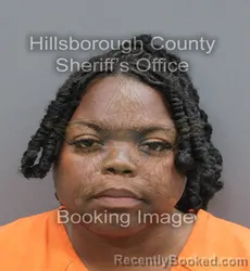 Mugshot of Shermiss Lashawn Johnson booked in Hillsborough County, Florida on September 16, 2026