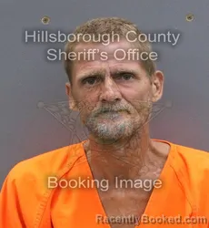 Mugshot of Donald Lee Jr Olive booked in Hillsborough County, Florida on September 16, 2026