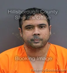 Mugshot of Alan Brian Carillo booked in Hillsborough County, Florida on September 16, 2026