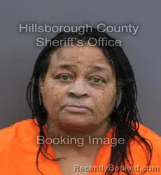 Mugshot of Gwendolyn Denise Garland booked in Hillsborough County, Florida on September 16, 2026