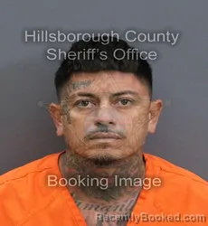 Mugshot of Jessie Antonio Trevino booked in Hillsborough County, Florida on September 16, 2026