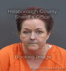 Mugshot of Kimberlea Rene Hampton booked in Hillsborough County, Florida on September 16, 2026