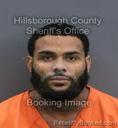 Mugshot of Diego A Abreu Santiago booked in Hillsborough County, Florida on September 16, 2026
