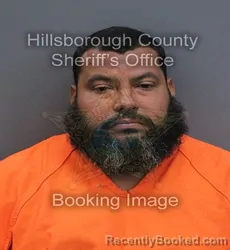 Mugshot of Christopher Aguilar Salinas booked in Hillsborough County, Florida on September 16, 2026