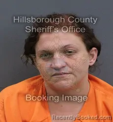 Mugshot of Jasmine Bree Torello Roush booked in Hillsborough County, Florida on September 16, 2026