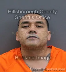 Mugshot of Joaquin Ramon Medina-Rondon booked in Hillsborough County, Florida on September 16, 2026