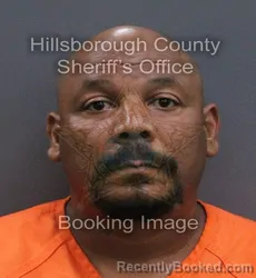 Mugshot of Marcus Jerome Kelly booked in Hillsborough County, Florida on September 16, 2026
