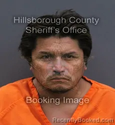 Mugshot of Jose Alberto Marroquin booked in Hillsborough County, Florida on September 16, 2026