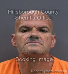Mugshot of Roger Carlton Mitchell booked in Hillsborough County, Florida on September 17, 2026