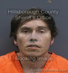 Mugshot of Charlie Barrett booked in Hillsborough County, Florida on September 17, 2026