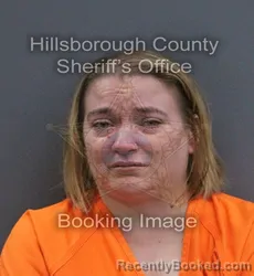 Mugshot of Darci Renee Hall booked in Hillsborough County, Florida on September 17, 2026