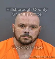 Mugshot of Steffan Taylor Ridgewell booked in Hillsborough County, Florida on September 17, 2026