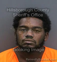 Mugshot of Marcus Antwann Hayes booked in Hillsborough County, Florida on September 17, 2026