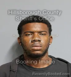 Mugshot of Azan Jerome John Gued Eaglin booked in Hillsborough County, Florida on September 17, 2026