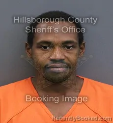 Mugshot of Anderrick J Hasberry booked in Hillsborough County, Florida on September 17, 2026