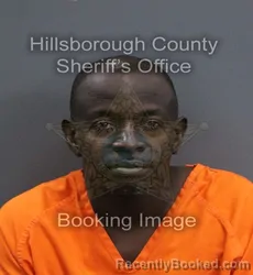 Mugshot of Isaac Floyzell Thompson booked in Hillsborough County, Florida on September 17, 2026