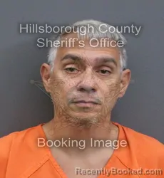 Mugshot of Ramon Eduardo Guerrero Escalante booked in Hillsborough County, Florida on September 17, 2026