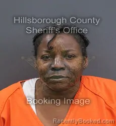 Mugshot of Carolyn Thomas booked in Hillsborough County, Florida on September 17, 2026
